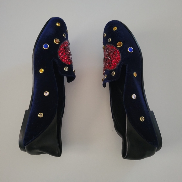 Ivy Kirzhner Embellished Velved sli-on NWOT. - Picture 4 of 9